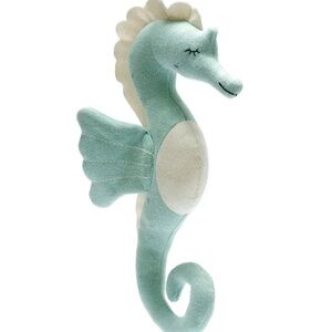 Cotton Knitted Green Seahorse